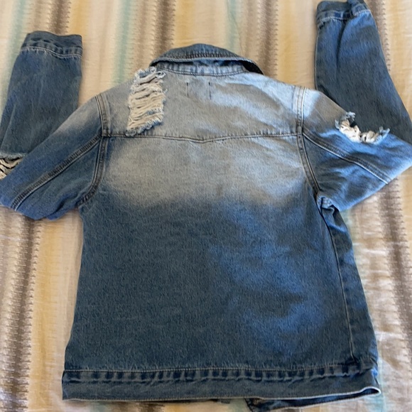 Denim combo： one coat and two jeans (H&M, Wax Jeans and Boohoo) - Picture 3 of 11